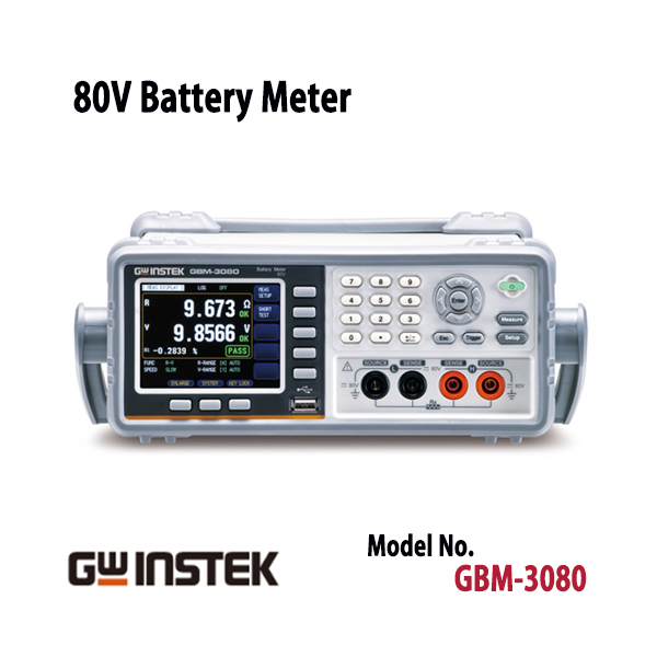 디바이스마트,계측기/측정공구 > 전기/전자 계측기 > 클램프미터,GW INSTEK,GBM-3080 80V Battery Meter,굿윌인스텍,배터리미터 [GBM-3080],측정 전압: 300V(GBM-3300)/80V(GBM-3080) 측정 저항: 0mΩ~3.2kΩ (최대) 기본 정확도: 전압 0.01%/ 저항 0.5%