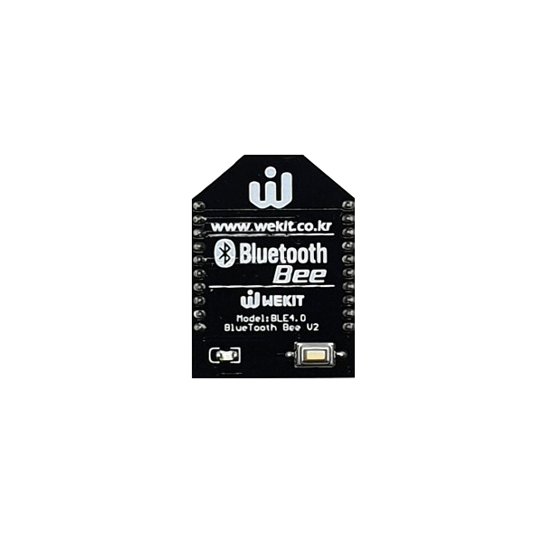 디바이스마트,MCU보드/전자키트 > 통신/네트워크 > 블루투스/BLE,WEKIT,WK Accessory Shield용 블루투스4.0 BLUBEE 모듈 [WK-ADB-MA01],Let's Play WEKIT!  무선 통신을 위한 고품질 블루투스4.0 통신 모듈입니다. (주의!) 통신을 하기 위해서는 2개의 모듈이 필요합니다.