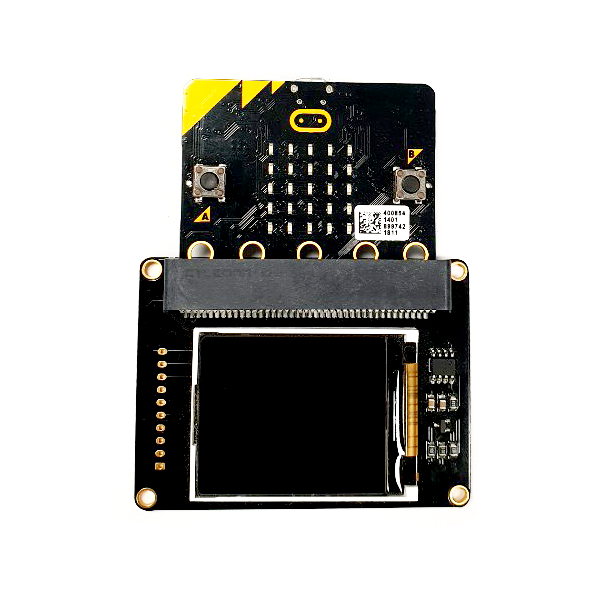 디바이스마트,오픈소스/코딩교육 > Micro:Bit > 마이크로비트 센서/모듈,WEKIT,WK 마이크로비트 전용 1.8인치 컬러 LCD모듈 [WK-MBA-M001],손 쉽게 꽂아 쓰는 ST7735S칩, 65K 풀컬러 마이크로비트 LCD모듈입니다. 아두이노, Nucleo  보드와의 확장 연결을 위한 핀도 함께 제공합니다.