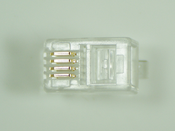 디바이스마트,컴퓨터/모바일/가전 > 네트워크/케이블/컨버터/IOT > 인터넷공유기/허브/랜카드 > 인젝터/스플리터/주변기기,Any Vendor,RJ11잭-4P (P4-001),RJ11잭 4P4C