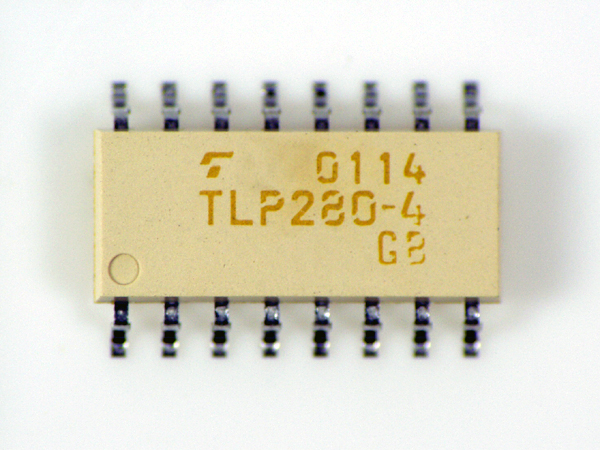 디바이스마트,센서 > 광센서 > 포토 커플러/인터럽터,,TLP280-4,어레이 SMD타입 포토커플러, Optocoupler AC-IN 4-CH Transistor DC-OUT 16-Pin SOP