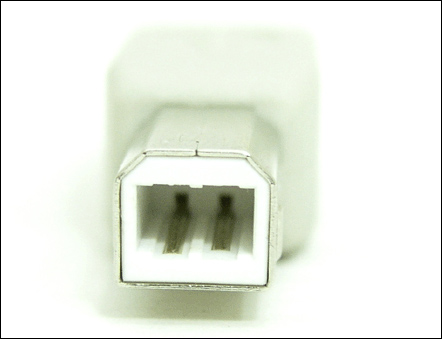 디바이스마트,커넥터/PCB > I/O 커넥터 > 젠더류 > USB2.0,Coms,USB Gender B(M)/B(M) [U0937],USB 연장 젠더 / USB B 타입 MALE - MALE
