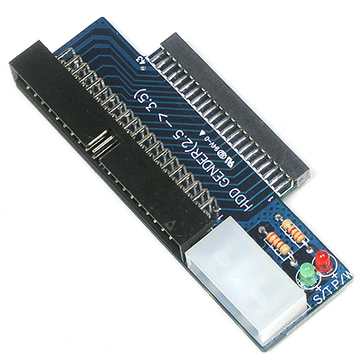 디바이스마트,커넥터/PCB > I/O 커넥터 > 젠더류 > HDD/ODD 젠더,Coms,노트북용 HDD 변환 젠더 [2.5->3.5] B type [LC095],