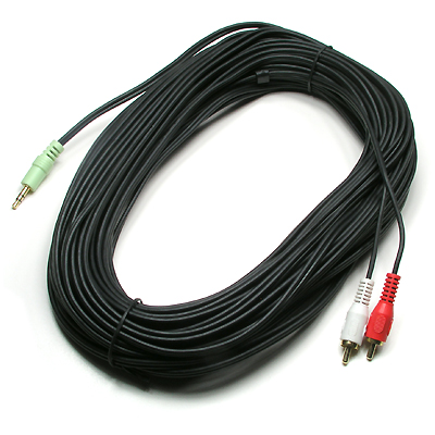 스테레오 RCA 2선 케이블 3극 20M [AV3550]