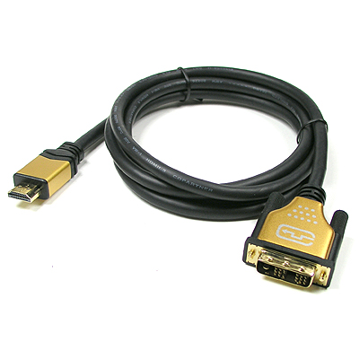 HDMI/DVI 케이블(고급형/Gold Metal) 1.8M [C2833]