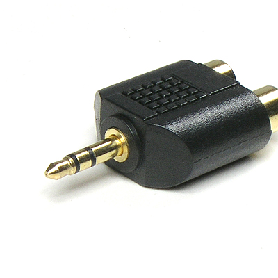 디바이스마트,케이블/전선 > 영상/음향 케이블 > 스테레오/RCA 케이블,Coms,스테레오 젠더 Y형 [ST3.5/RCA F*2] [G0388],스테레오 Y형 변환 젠더 / 스테레오 3.5mm MALE - RCA FEMALE x 2