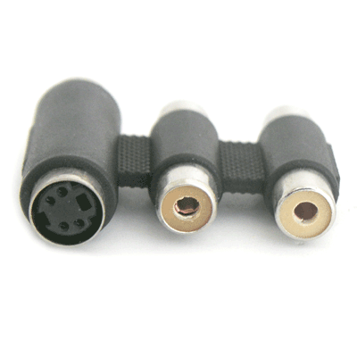 디바이스마트,커넥터/PCB > I/O 커넥터 > 젠더류 > SVHS 젠더,Coms,Coms SVHS/RCA 연장 젠더 - AV통합 2RCA 케이블 연장시 사용 [G9062],SVHS 연장 젠더 / SVHS FEMALE /  RCA FEMALE