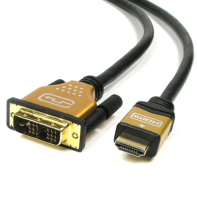 디바이스마트,케이블/전선 > 영상/음향 케이블 > HDMI 케이블,,HDMI/DVI 케이블(고급형/Gold Metal) 1.8M [C2833],