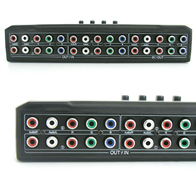 디바이스마트,컴퓨터/모바일/가전 > 네트워크/케이블/컨버터/IOT > KVM스위치/분배기/선택기 > 모니터 선택/분배/확장기,Coms,콤포넌트/오디오 수동 선택기 4:2 (콤포넌트/2RCA) [LC518],