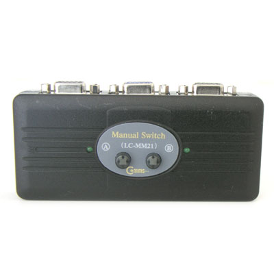디바이스마트,컴퓨터/모바일/가전 > 네트워크/케이블/컨버터/IOT > KVM스위치/분배기/선택기 > 모니터 선택/분배/확장기,Coms,모니터 수동 선택기 2:1 / 역방향 가능 [LC091],