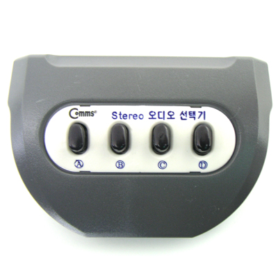 디바이스마트,컴퓨터/모바일/가전 > 네트워크/케이블/컨버터/IOT > KVM스위치/분배기/선택기 > 기타 선택기/분배기,Coms,Stereo 수동 선택기 4:1 [LC086],