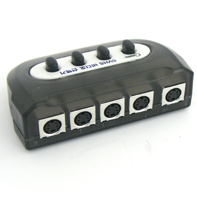 디바이스마트,컴퓨터/모바일/가전 > 네트워크/케이블/컨버터/IOT > KVM스위치/분배기/선택기 > 모니터 선택/분배/확장기,Coms,SVHS 수동 선택기 4:1 [LC080],