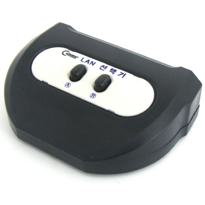 디바이스마트,컴퓨터/모바일/가전 > 네트워크/케이블/컨버터/IOT > 인터넷공유기/허브/랜카드 > 인젝터/스플리터/주변기기,Coms,UTP 수동 선택기 2:1 [LC022],