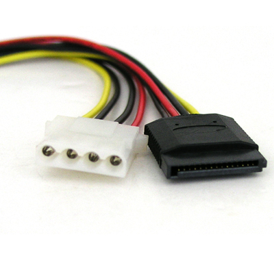 디바이스마트,,Coms,SATA 전원 케이블 20Cm - IDE -> IDE 1구 / SATA 1구 [P0974],