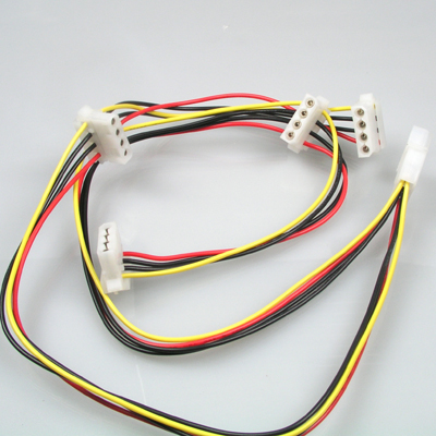 디바이스마트,케이블/전선 > PC/네트워크/통신 케이블 > SATA/HDD 케이블 > HDD/ODD용 IDE 케이블,Coms,12V 전원 4분배 케이블 - 길이 47Cm [P2616],12V 전원 4분배 케이블 / 길이 : 47cm / Y자형 / 1선에 2개씩의 4핀 Female 단자 / 1개의 전원 포트로 총 4개의 장치의 전원을 연결