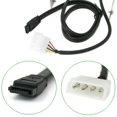 디바이스마트,케이블/전선 > PC/네트워크/통신 케이블 > SATA/HDD 케이블,Coms,Coms eSATA 3.5인치 베이 포트 - 내장 SATA에서 eSATA와 전원을 외장으로 연결 [P2715],eSATA 3.5인치 베이 포트 / 내장 SATA와 eSATA 연결 시 사용