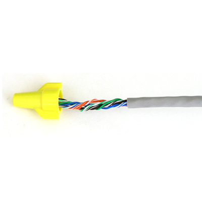 디바이스마트,,Coms,케이블 컨넥터 [T1725],날개형, 총 50개, 노랑색, 전선의 접속시 사용 