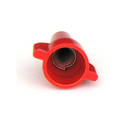 디바이스마트,,Coms,케이블 컨넥터 [T1726],날개형, 총 100개, 빨강색, 전선의 접속시 사용