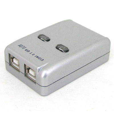 USB 공유기 2:1 - 수동 스위치 및 프로그램 전환 방식