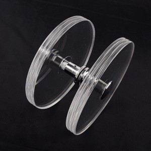 강화도어손잡이/아크릴/원형/규격선택