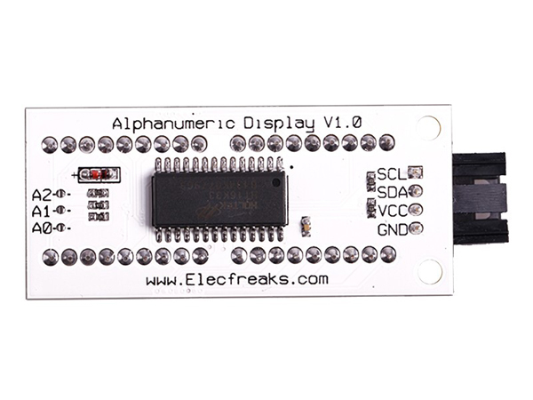옥토퍼스 문자 및 숫자 LED 모듈 Octopus Alphanumeric LED Brick [EF04058] / 디바이스마트