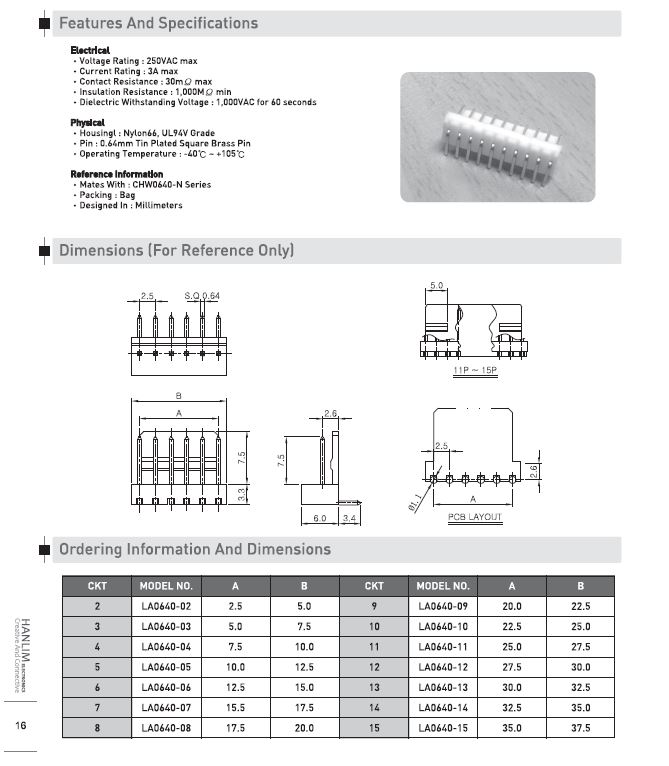 LA0640-10 (Molex 5046-10) / 디바이스마트