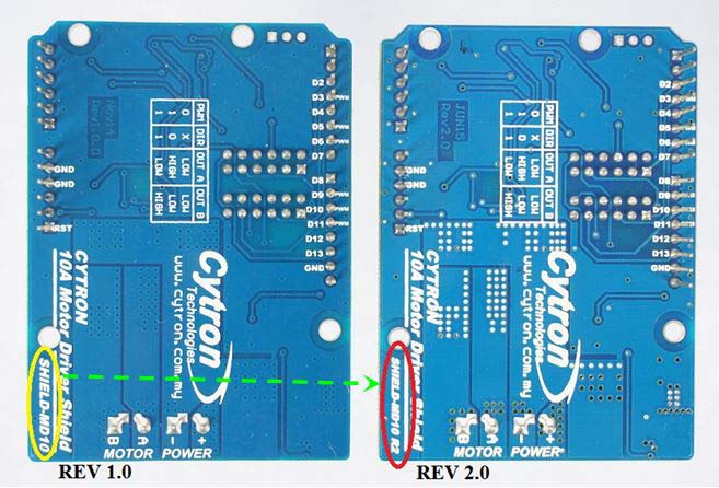 10Amp 7V-30V DC Motor Driver Shield for Arduino [SHIELD-MD10] / 디바이스마트