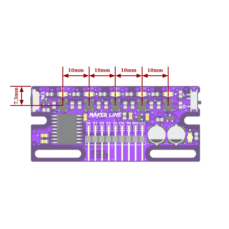 Maker Line: Simplifying Line Sensor For Beginner [MAKER-LINE] / 디바이스마트