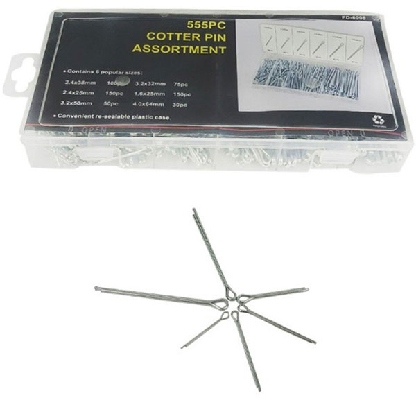 분할 핀 / 코타핀 (Split Pin / Cotter Pin) 555PCS [SZH-PIN001] / 디바이스마트