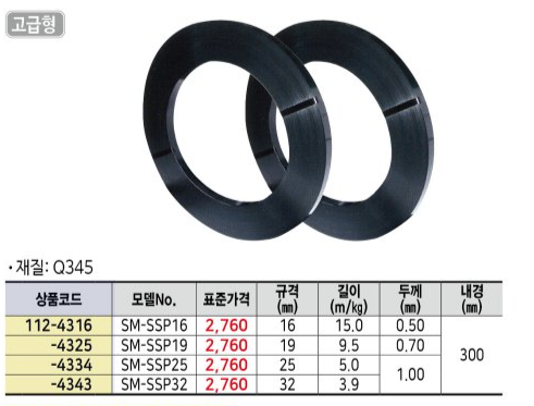 철밴드-SM-SSP32 32MM (고급형) / 디바이스마트