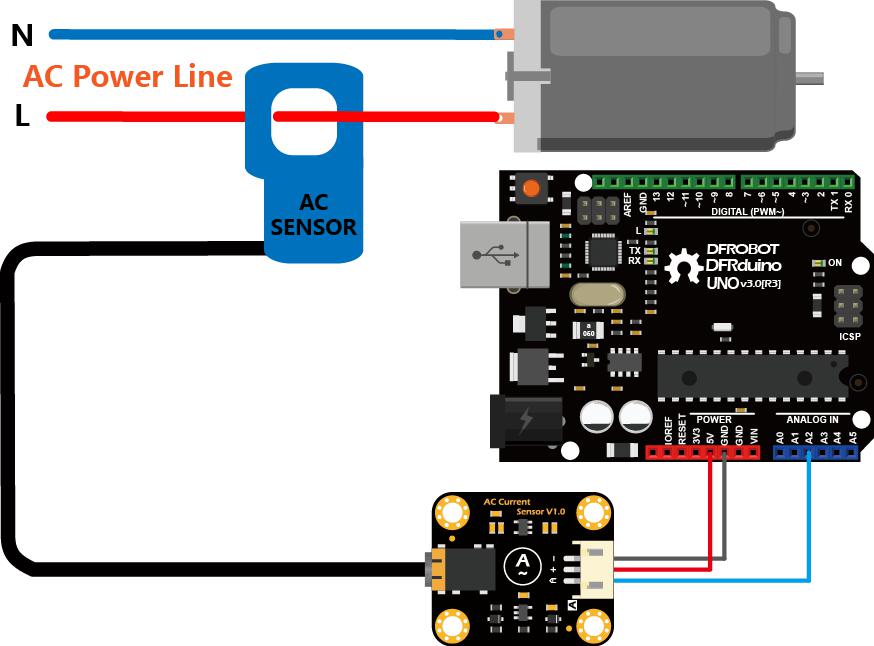 Gravity Analog AC Current Sensor (10A) [SEN0288] / 디바이스마트