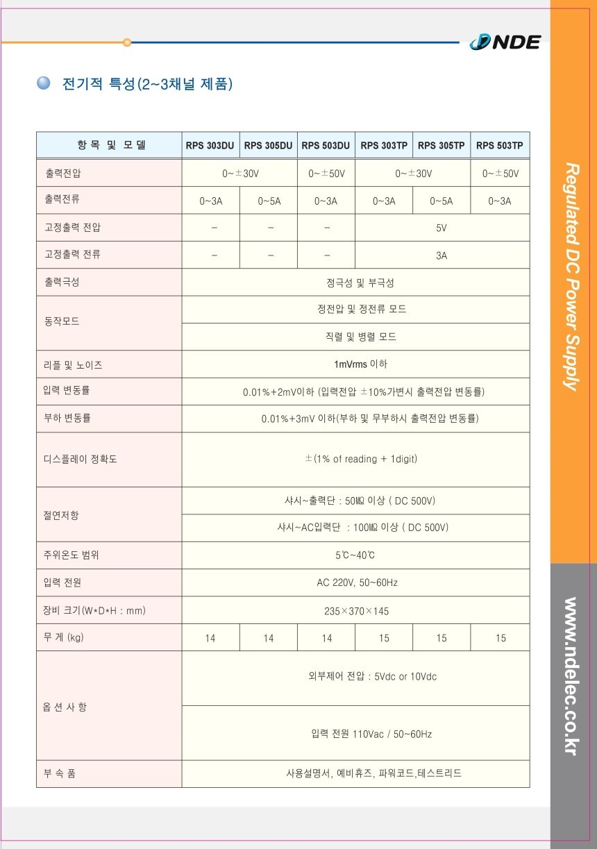 2채널 DC 파워서플라이 [RPS-303DU] / 디바이스마트