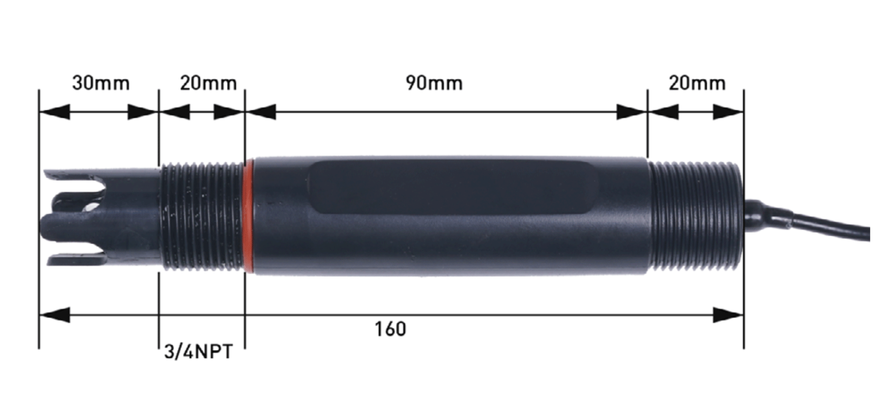 산업용 pH 측정 센서 MODBUSRTU RS485 및 420mA (SpH01A) [101990666] / 디바이스마트