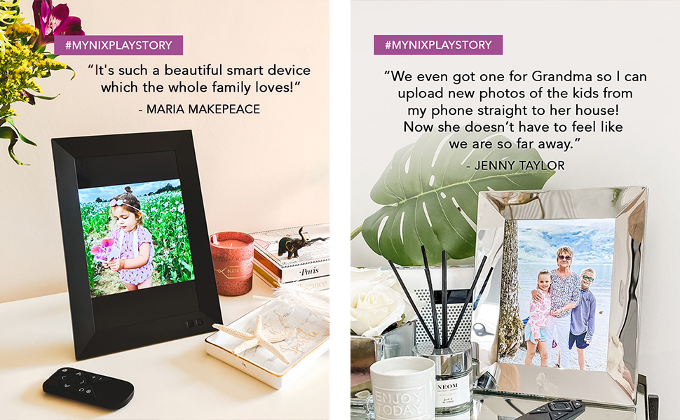 Nixplay 2K Smart Digital Picture Frame 9.7 Inch / 디바이스마트