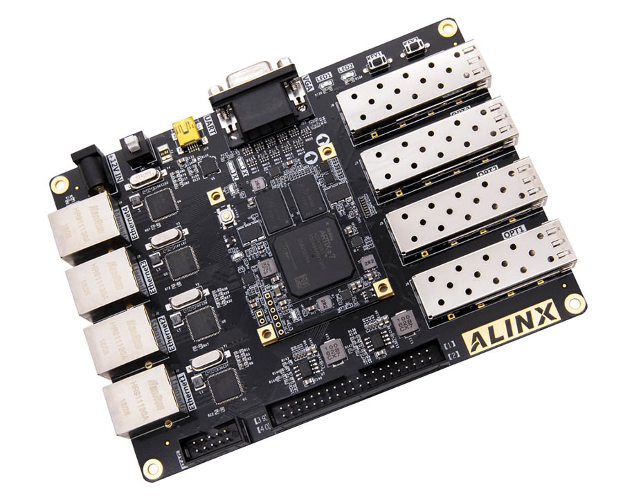 AMD XILINX Artix-7 FPGA Development Board SFP XC7A100T [AX7101] / 디바이스마트
