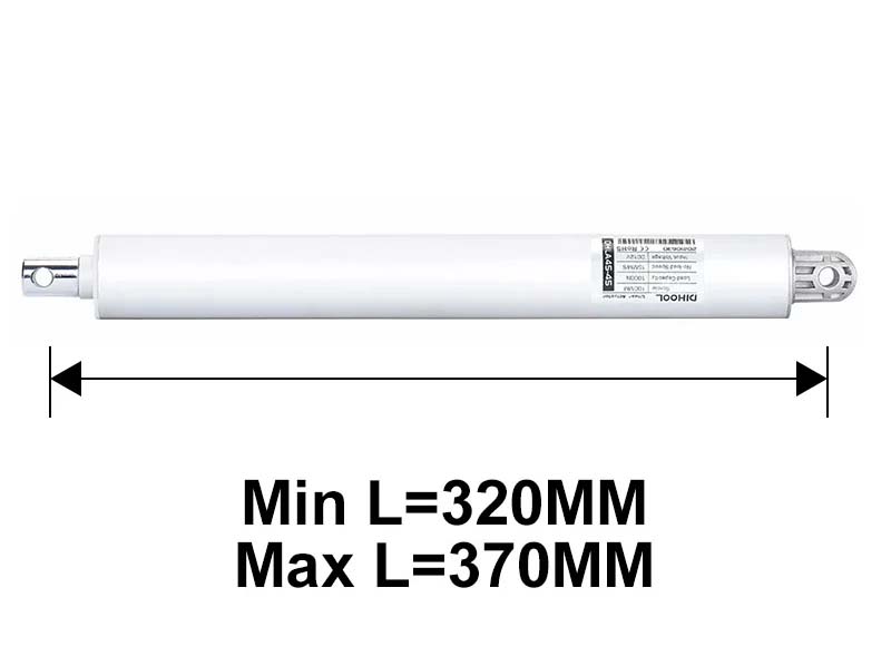 직선형 전동 리니어 액추에이터 Ø45 DC12V 800N (100mm / 8mm/S) [LA800-128100-45] / 디바이스마트