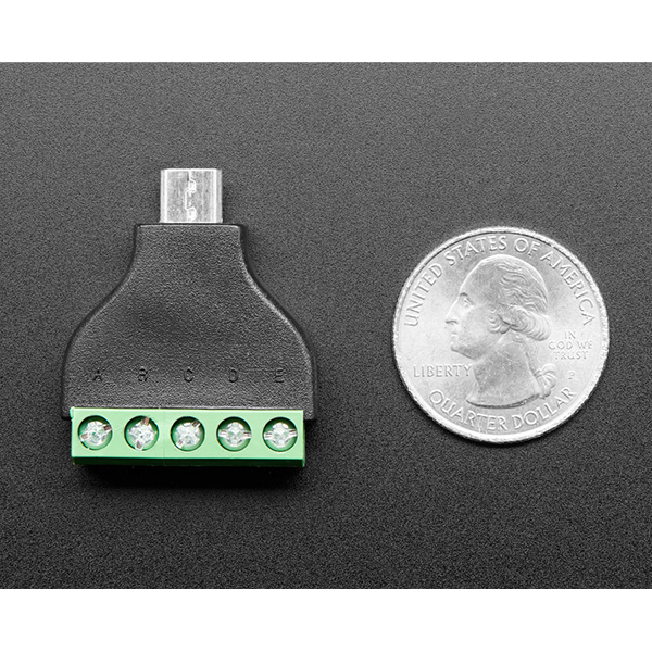 USB Micro B Male Plug to 5-pin Terminal Block [ada-3972] / 디바이스마트