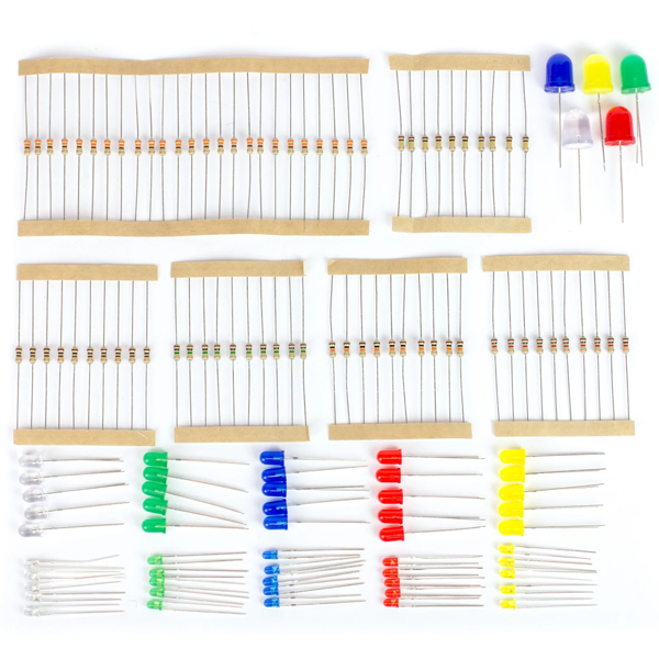 Maker Essentials - LEDs & Resistors [PIM244] / 디바이스마트