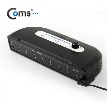디바이스마트,컴퓨터/모바일/가전 > 네트워크/케이블/컨버터/IOT > KVM스위치/분배기/선택기 > 기타 선택기/분배기,Coms,스테레오 분배기 8:1 [LC520],