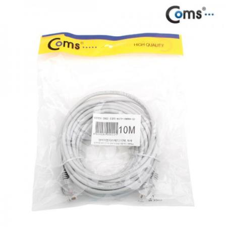 디바이스마트,케이블/전선 > PC/네트워크/통신 케이블 > 랜(LAN) 케이블 > CAT.5E 랜케이블,Coms,UTP CAT5e 랜 케이블 Direct 10M [C0022],UTP CAT5e 랜 다이렉트 케이블 / 길이 : 10M / 색상 : 그레이