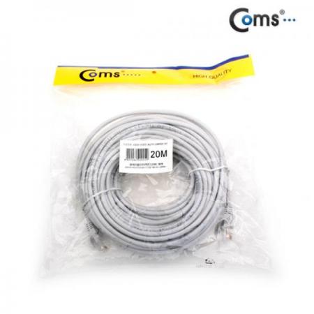 디바이스마트,케이블/전선 > PC/네트워크/통신 케이블 > 랜(LAN) 케이블 > CAT.6 랜케이블,Coms,UTP CAT6 기가 랜 케이블 Direct 20M [C3905],UTP CAT6 기가 다이렉트 랜 케이블 / 길이 : 20M / 색상 : 그레이 / 전송속도 : 1Gbps