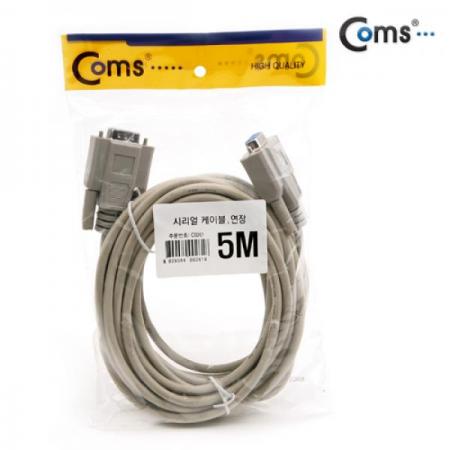 디바이스마트,케이블/전선 > PC/네트워크/통신 케이블 > 시리얼(Serial) 케이블,Coms,시리얼 연장 케이블 5M (9Pin) [C0261],시리얼 연장 케이블 / 5M / 9Pin / 5Core / MF