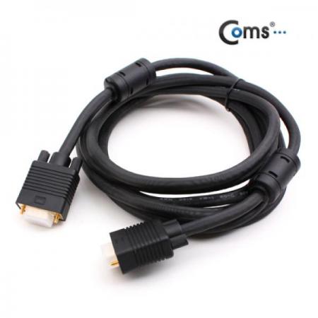디바이스마트,케이블/전선 > 영상/음향 케이블 > D-SUB(RGB) 케이블,Coms,고급형 모니터 RGB 연장 케이블 3M [C3814],RGB 모니터 연장 케이블 / M-F 타입 / 길이 : 3M /