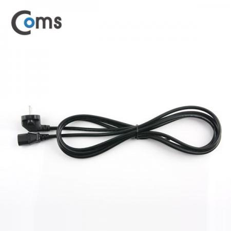 디바이스마트,케이블/전선 > PC/네트워크/통신 케이블 > 전원/파워 케이블,Coms,POWER AC CODE (220V용/1.5M) [P3211],노트북, 컴퓨터용 3구 파워 케이블 / 220V / 1.5M