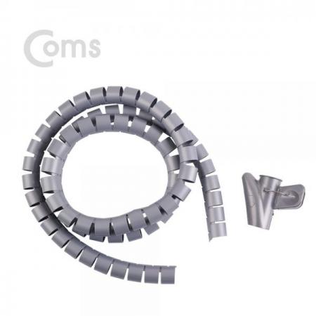 디바이스마트,컴퓨터/모바일/가전 > 네트워크/케이블/컨버터/IOT > 네트워크 자재/공구/타이 > 케이블타이/몰드,Coms,케이블 정리기 大/2.5øx1.5m (매직케이블) [A9531],케이블 정리기 / 사이즈 : 25mm x 1.5m / 색상 : 그레이