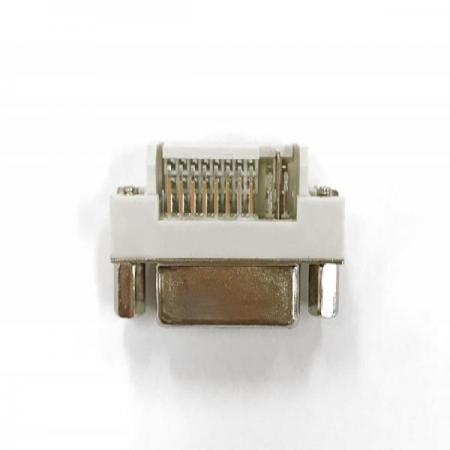 디바이스마트,커넥터/PCB > I/O 커넥터 > USB/IEEE 커넥터 > HDMI/DVI 커넥터,Any Vendor,DS1091-W,DVI-I(DVI Digital & Ananlog) Dual Link 커넥터 / FEMALE / PCB 기판용 dip 타입 / 앵글 타입 / 28pin / LCD 모니터 연결용 DVI 커넥터