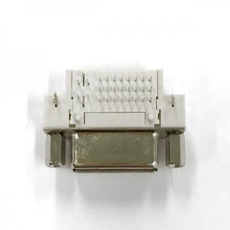 디바이스마트,커넥터/PCB > I/O 커넥터 > USB/IEEE 커넥터 > HDMI/DVI 커넥터,Any Vendor,DS1091-W,DVI-I(DVI Digital & Ananlog) Dual Link 커넥터 / FEMALE / PCB 기판용 dip 타입 / 앵글 타입 / 28pin / LCD 모니터 연결용 DVI 커넥터