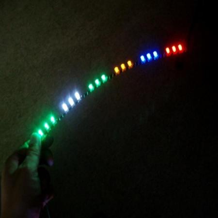 디바이스마트,커넥터/PCB > PCB기판/관련상품 > 특수기판 > 휘어지는 PCB,(주)삼일피엔유,[AF2530] 18LED 0.6t SMD,