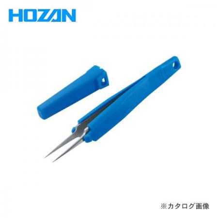 디바이스마트,수공구/전자공구/전동공구 > 전자공구 > 핀셋/IC흡착기/핀제거 > ESD그립 핀셋,HOZAN,정전기핀셋 (P-881ESD),도전성 일래스터머 사용의 ESD 그립