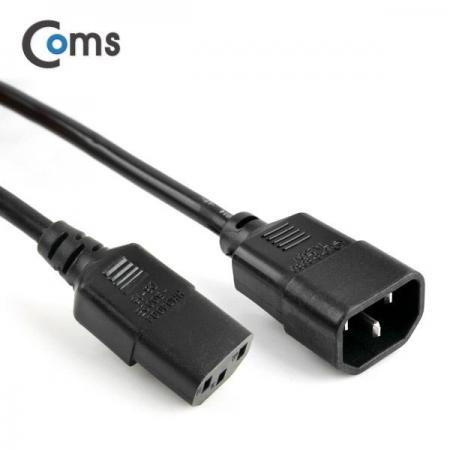 디바이스마트,컴퓨터/모바일/가전 > 네트워크/케이블/컨버터/IOT > 리피터/젠더/전원 케이블 > 파워/기타 전원 케이블,Coms,파워 캡 코드(연장/모니터용) 1M [P3210],